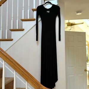 BCBGMAXAZRIA Knit Hi Low Maxi Dress